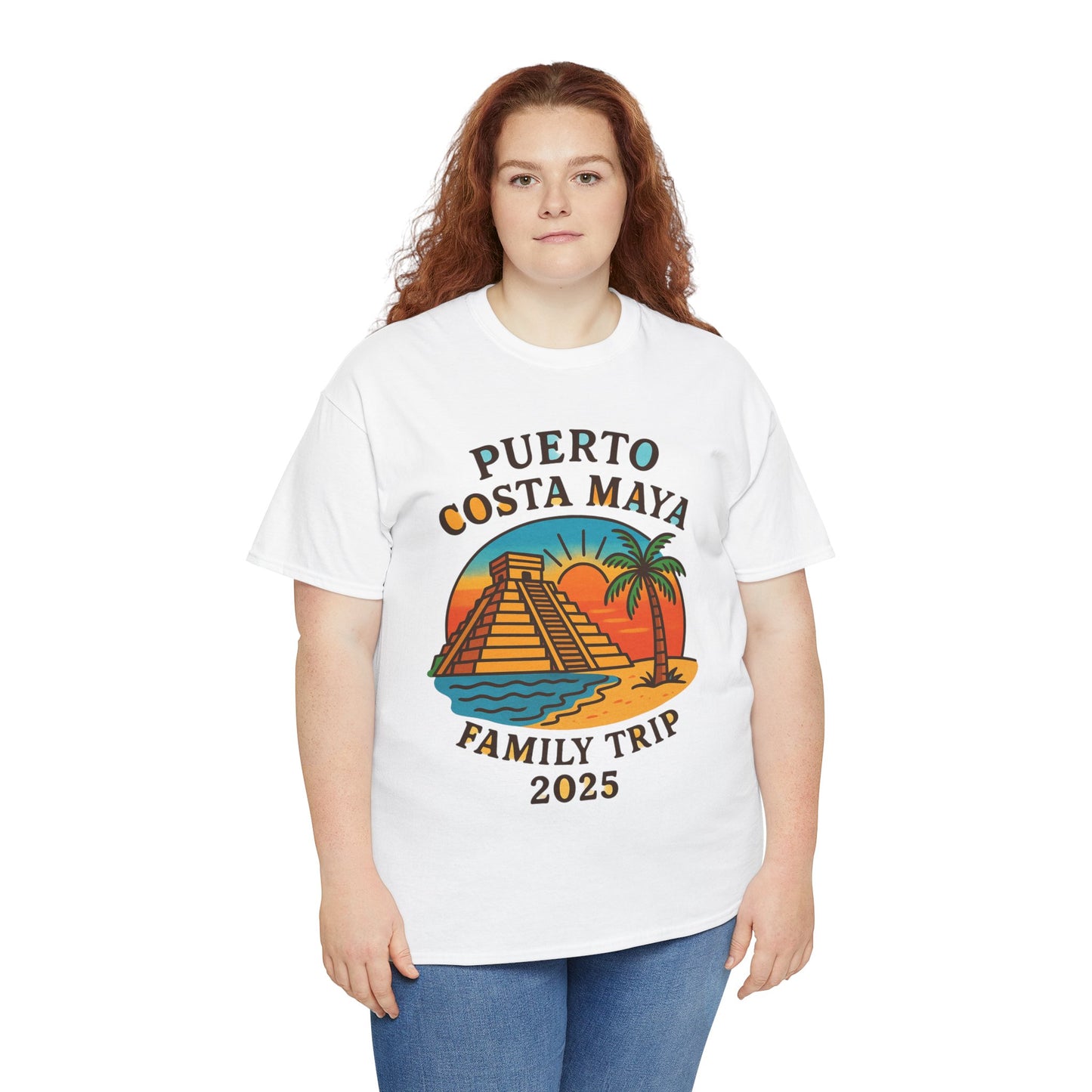 Family Trip Unisex Tee by Alex Rock Tattoos - Pueblo Costa Maya Design