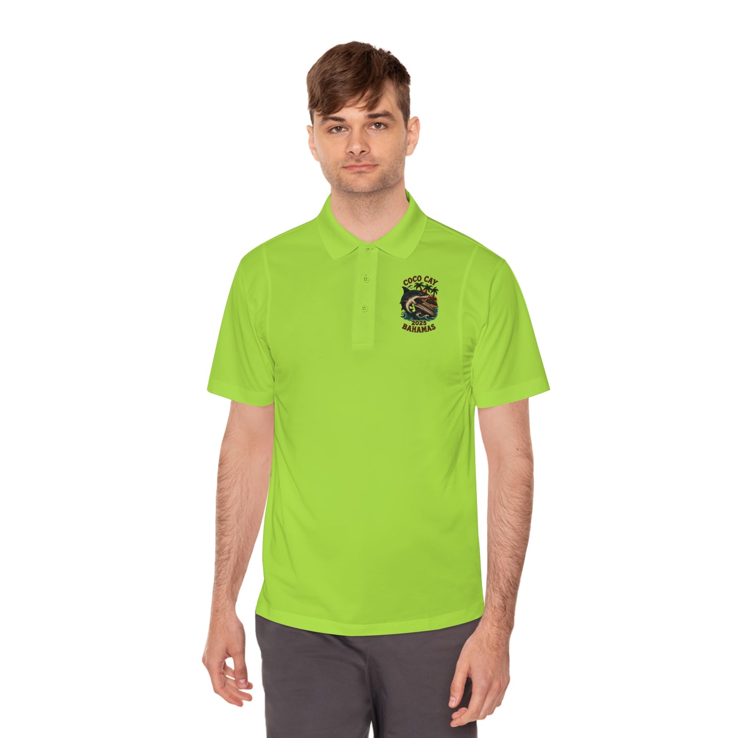 Sport Polo Shirt - Shark Design by Alex Rock