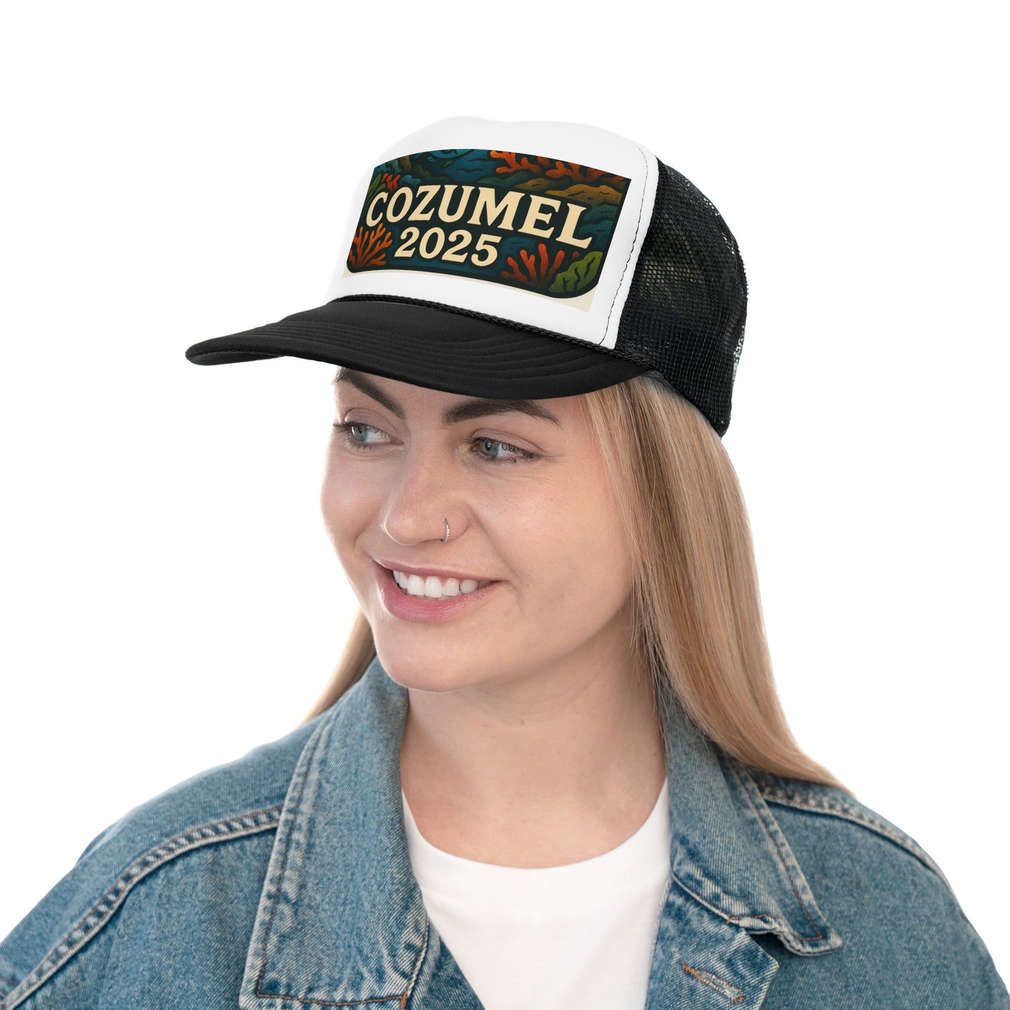 Cozumel 2025 Trucker Cap by Alex Rock Tattoos