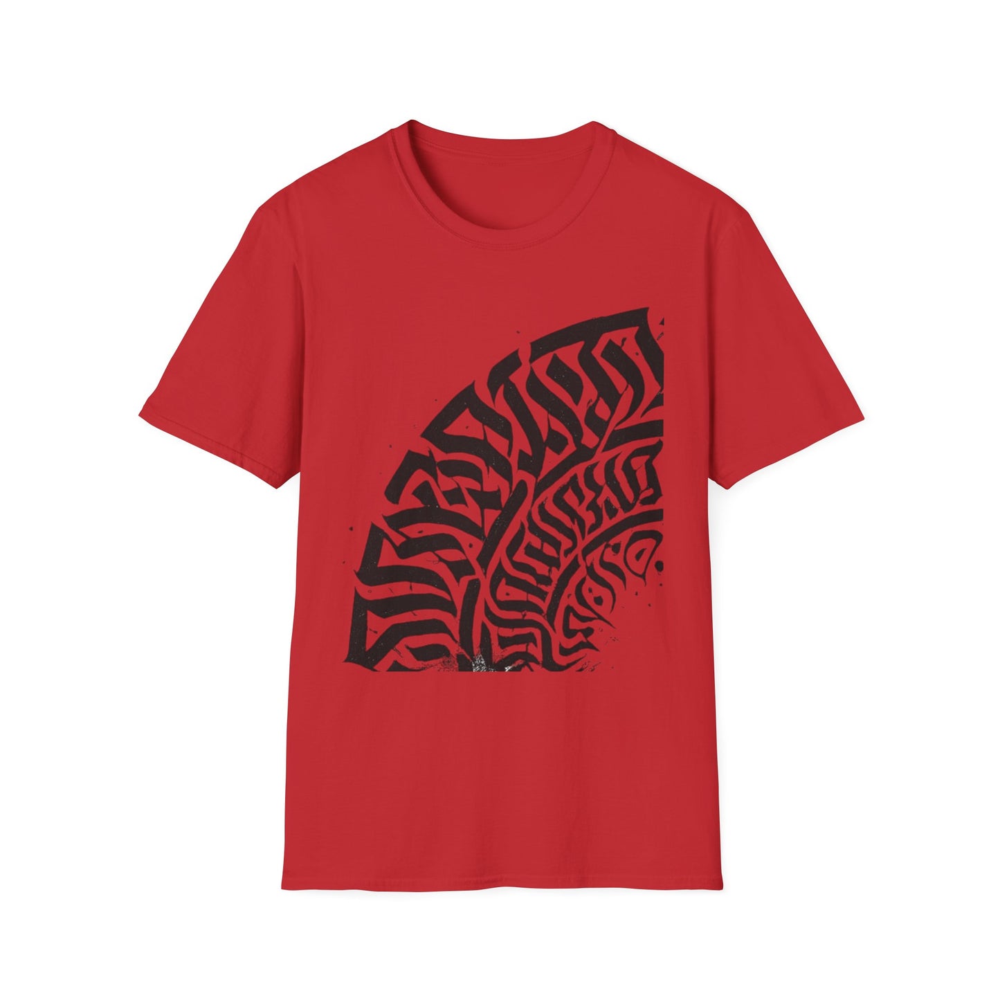 Custom Unisex Softstyle T-Shirt with Unique Abstract Design | Personalized Gift for Art Lovers, Modern Fashion, Graphic Tee, Festival Attire