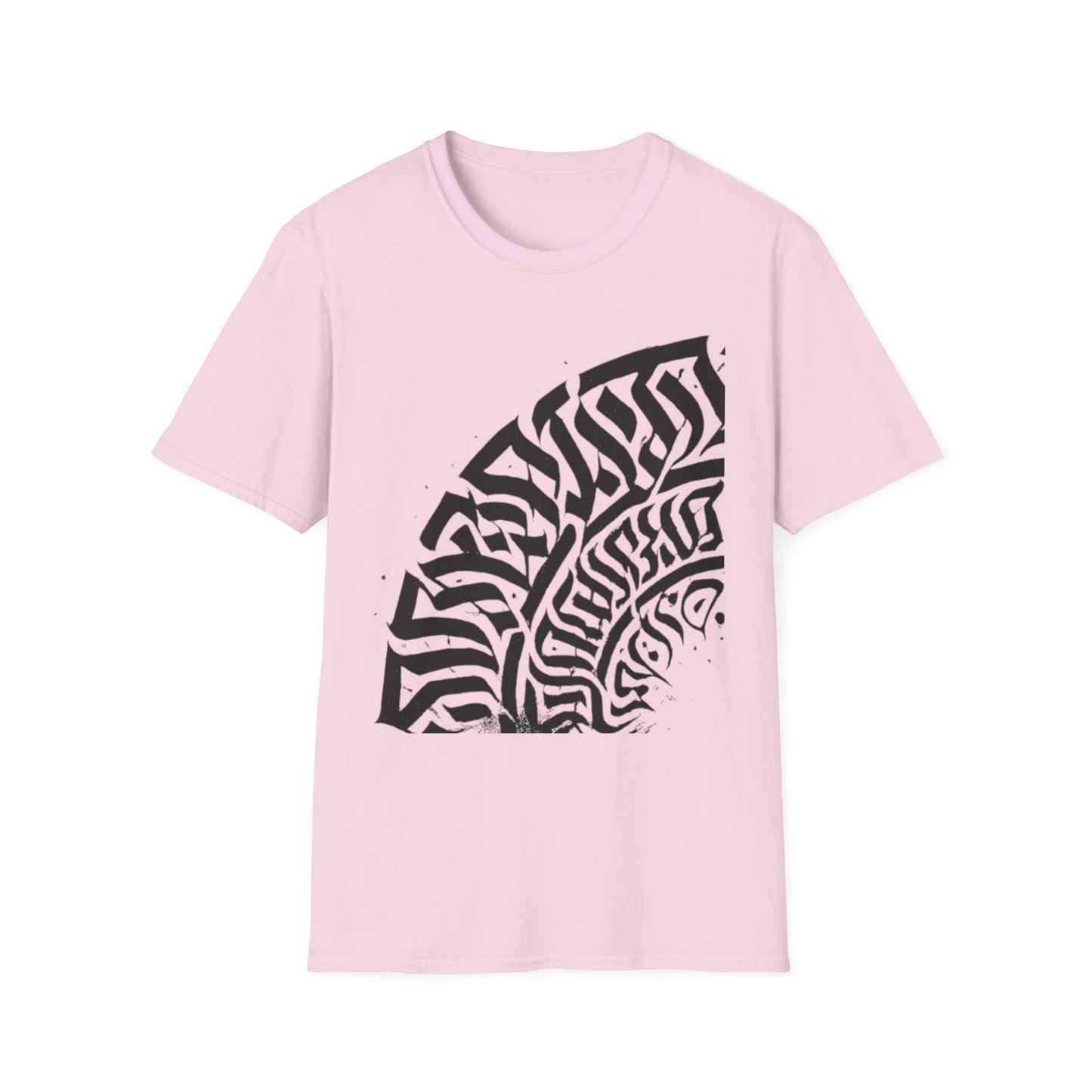 Custom Unisex Softstyle T-Shirt with Unique Abstract Design | Personalized Gift for Art Lovers, Modern Fashion, Graphic Tee, Festival Attire
