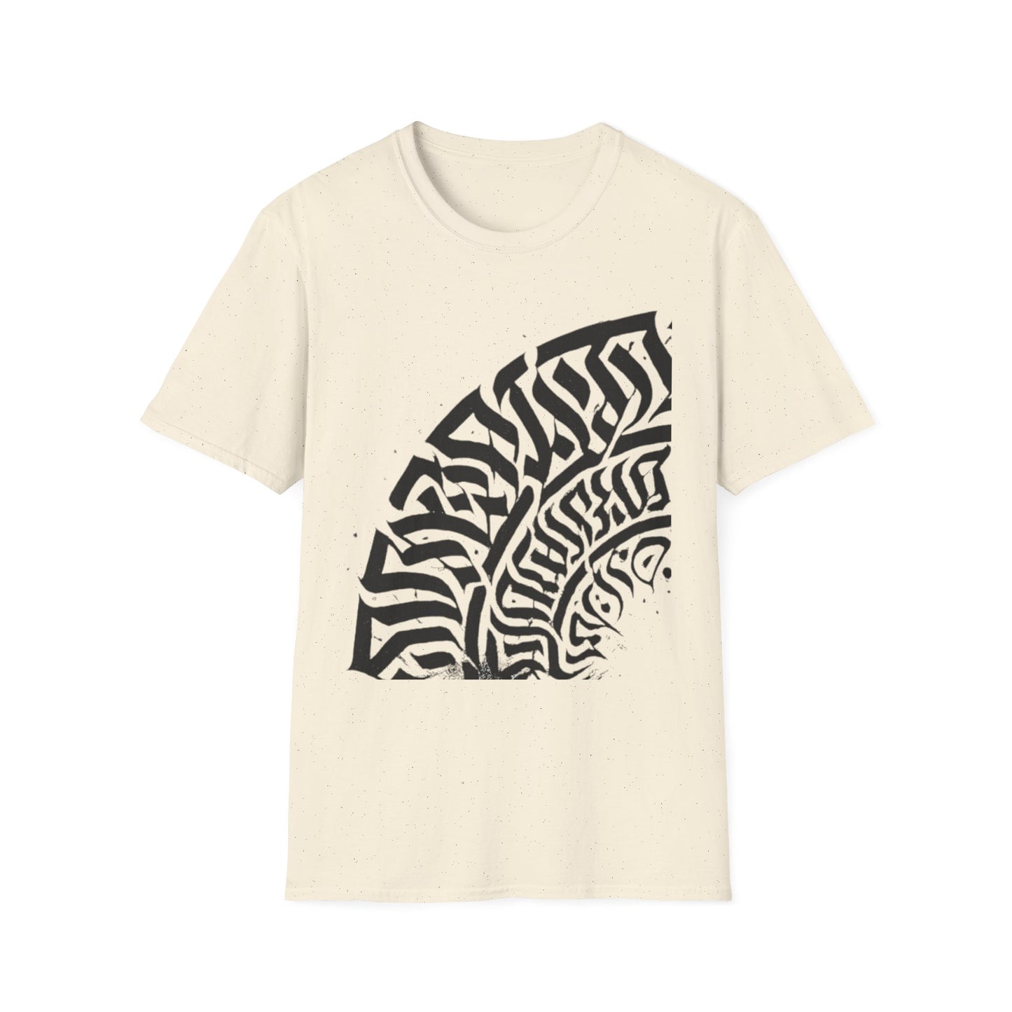 Custom Unisex Softstyle T-Shirt with Unique Abstract Design | Personalized Gift for Art Lovers, Modern Fashion, Graphic Tee, Festival Attire
