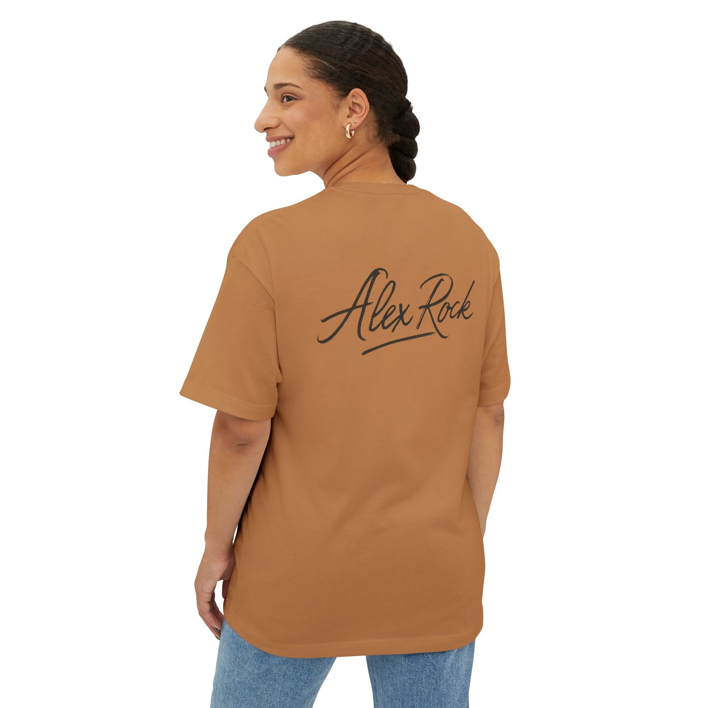 Oversized Tee - Shark Eating Cruise Line Cozumel Mexico by Alex Rock