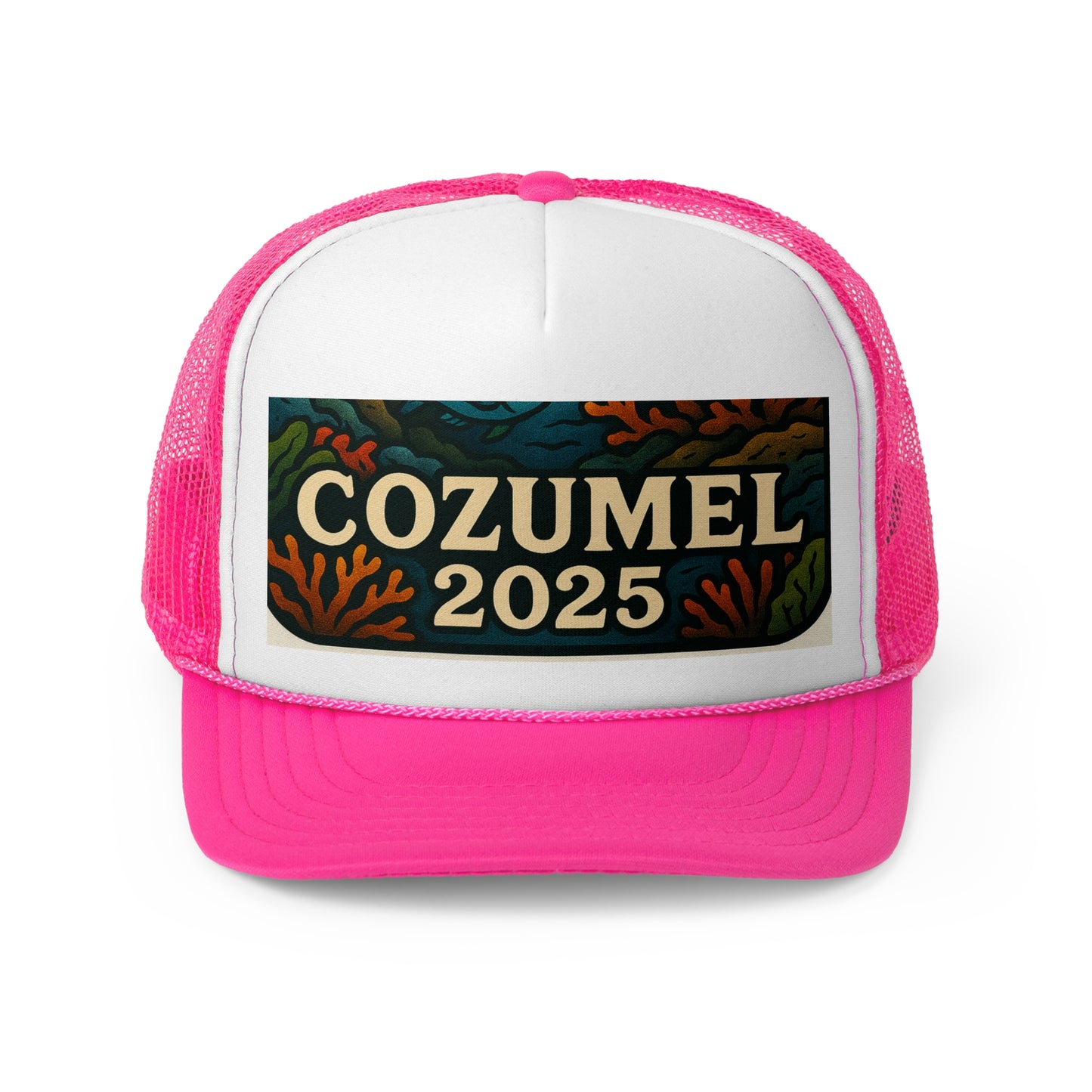 Cozumel 2025 Trucker Cap by Alex Rock Tattoos