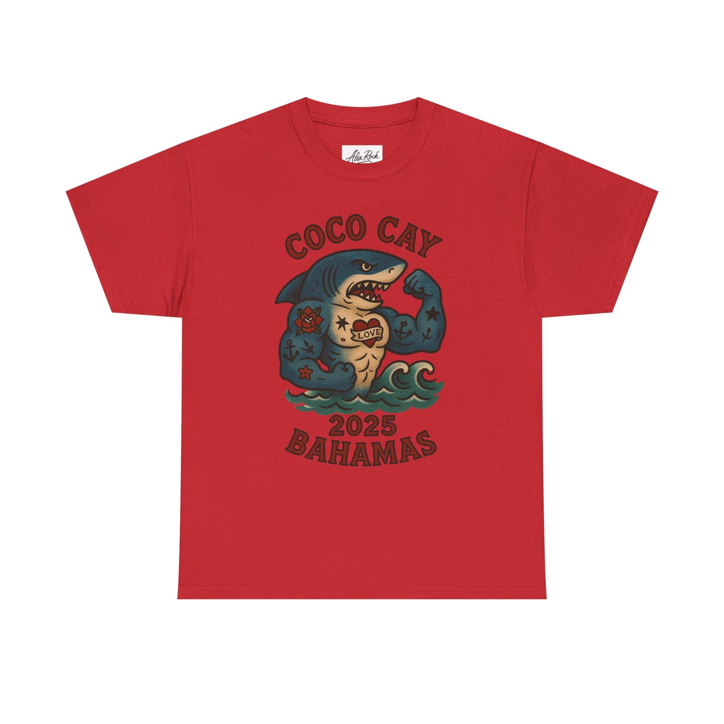 Travel Souvenir Tee - Coco Cay Bahamas 2025 by Alex Rock Unisex