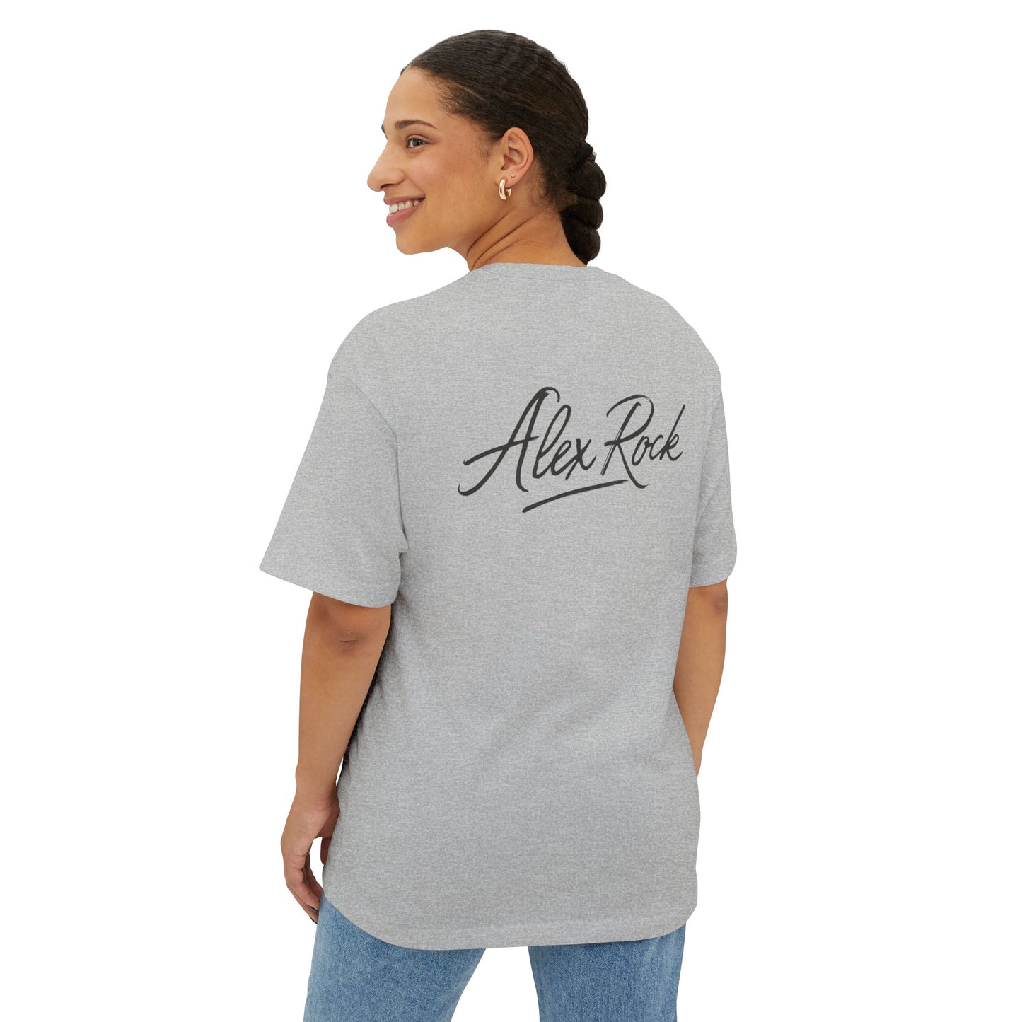Oversized Tee - Shark Eating Cruise Line Cozumel Mexico by Alex Rock