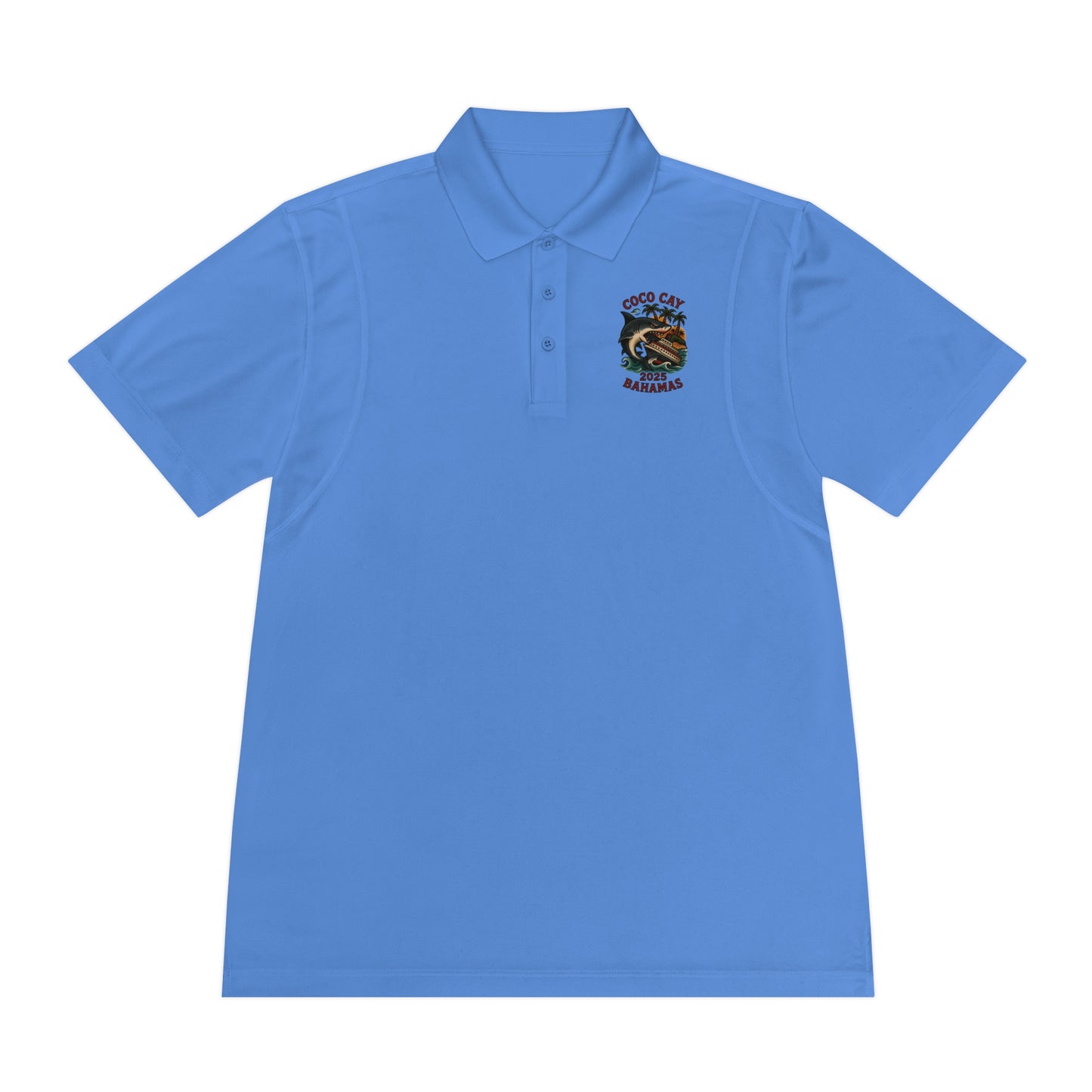 Sport Polo Shirt - Shark Design by Alex Rock