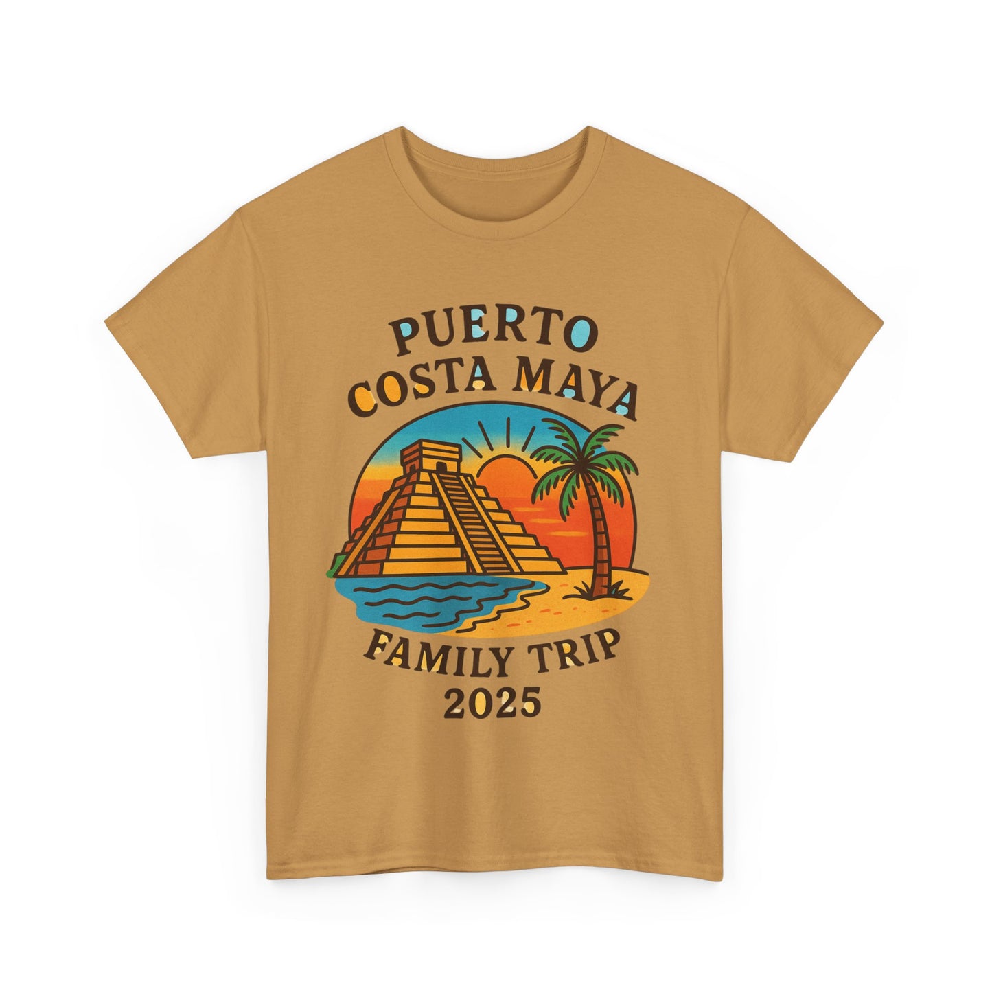 Family Trip Unisex Tee by Alex Rock Tattoos - Pueblo Costa Maya Design