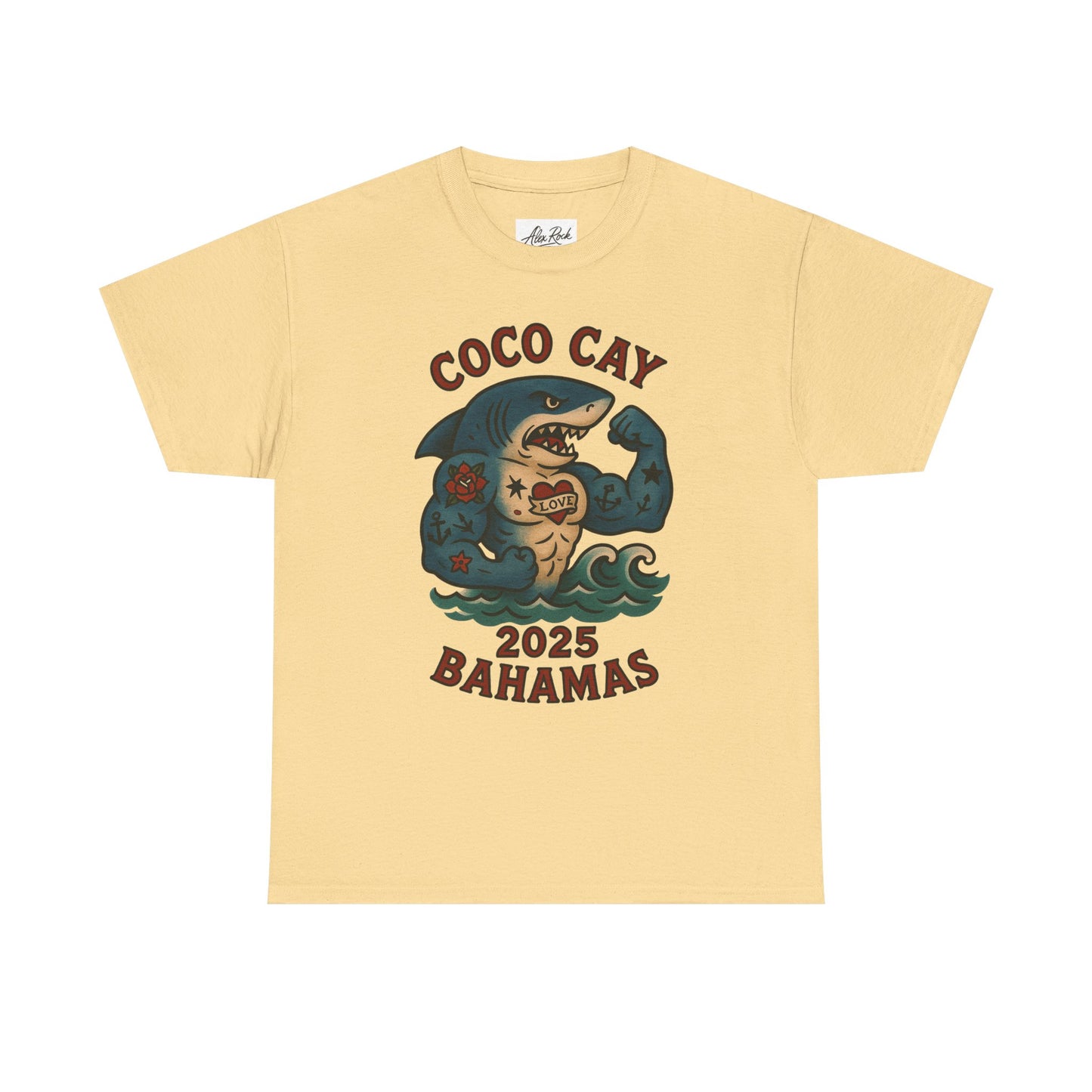 Travel Souvenir Tee - Coco Cay Bahamas 2025 by Alex Rock Unisex