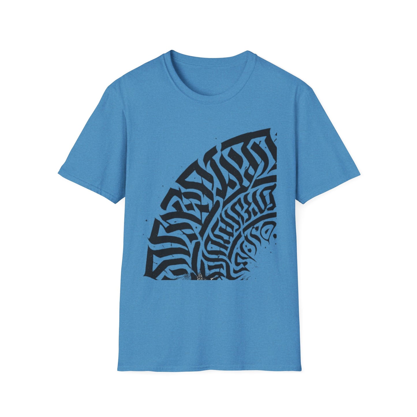 Custom Unisex Softstyle T-Shirt with Unique Abstract Design | Personalized Gift for Art Lovers, Modern Fashion, Graphic Tee, Festival Attire