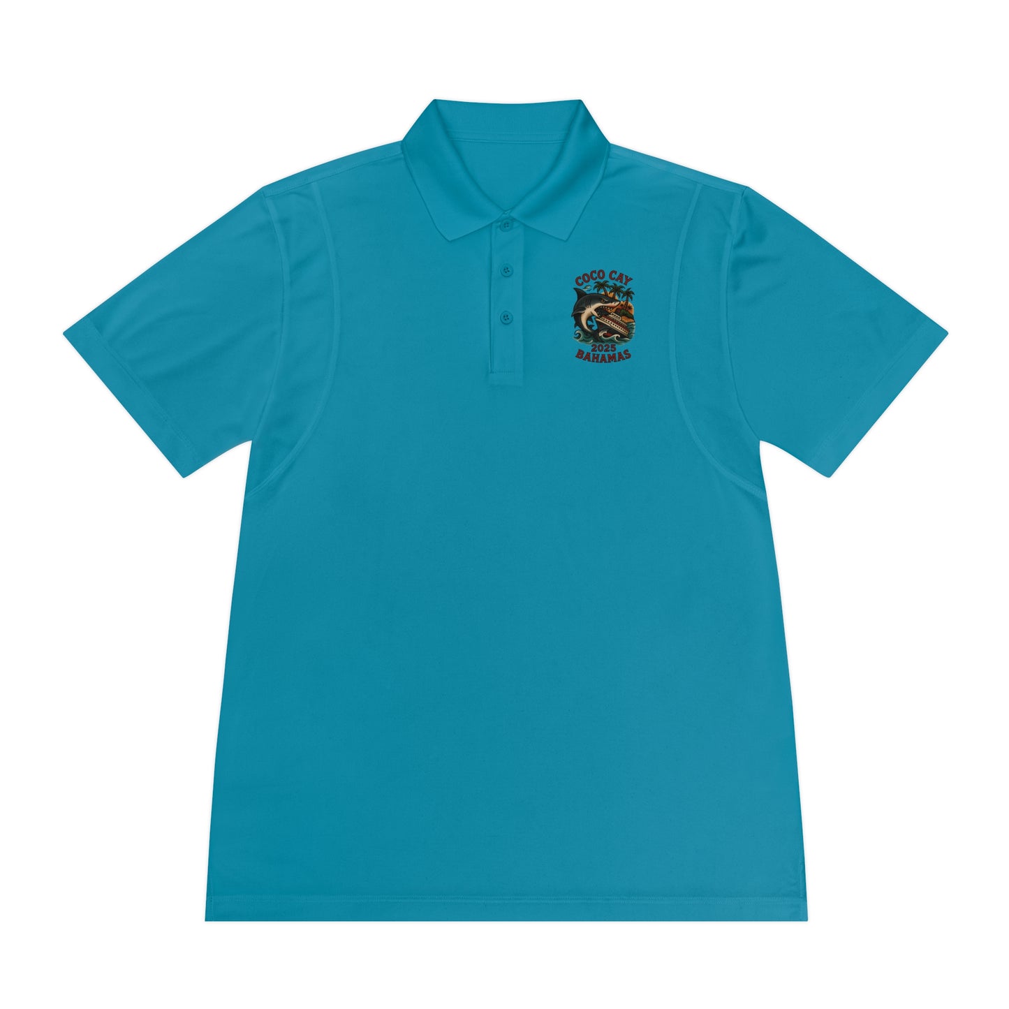 Sport Polo Shirt - Shark Design by Alex Rock