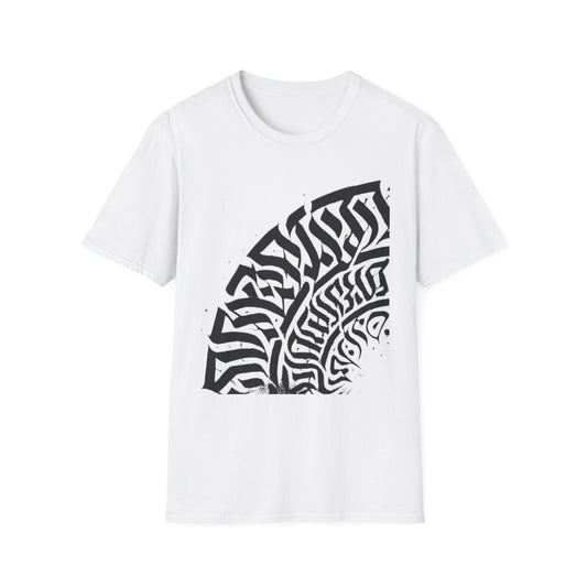 Custom Unisex Softstyle T-Shirt with Unique Abstract Design | Personalized Gift for Art Lovers, Modern Fashion, Graphic Tee, Festival Attire