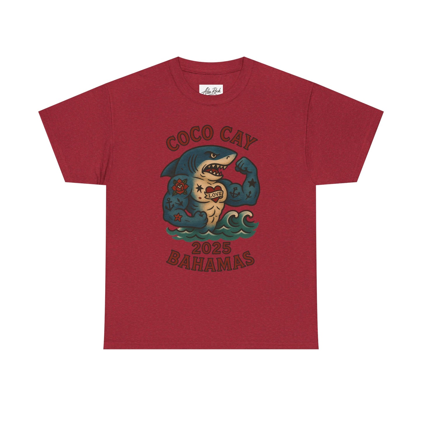 Travel Souvenir Tee - Coco Cay Bahamas 2025 by Alex Rock Unisex