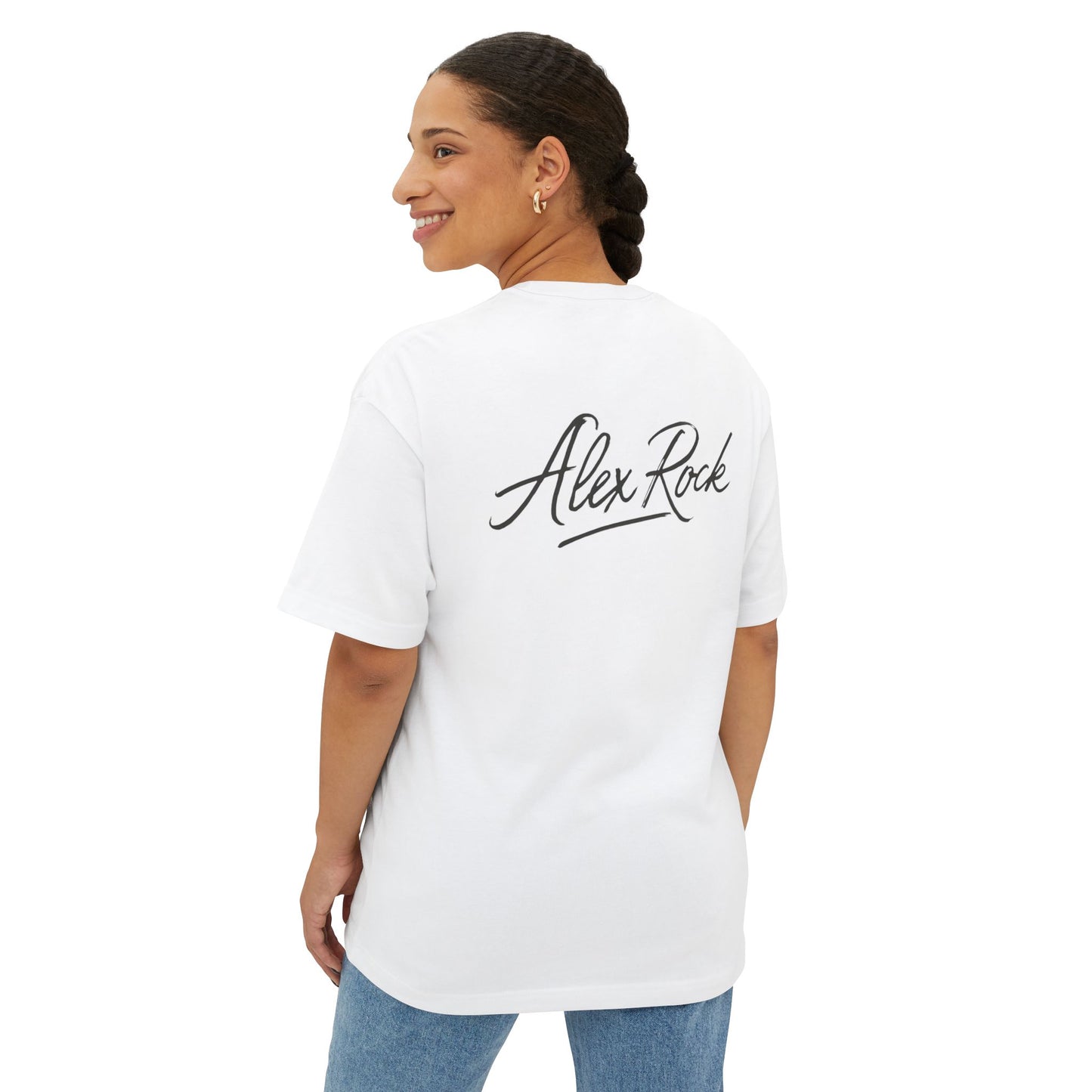 Oversized Tee - Shark Eating Cruise Line Cozumel Mexico by Alex Rock