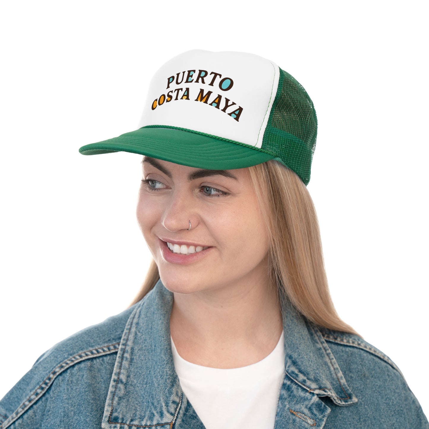 Trucker Cap - Puerto Costa Maya by Alex Rock