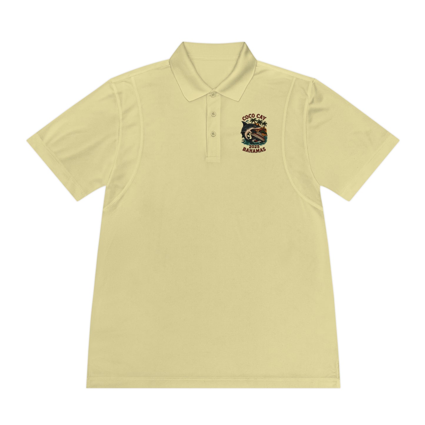 Sport Polo Shirt - Shark Design by Alex Rock
