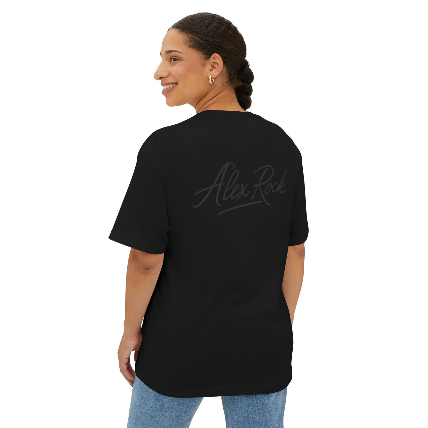 Oversized Tee - Shark Eating Cruise Line Cozumel Mexico by Alex Rock