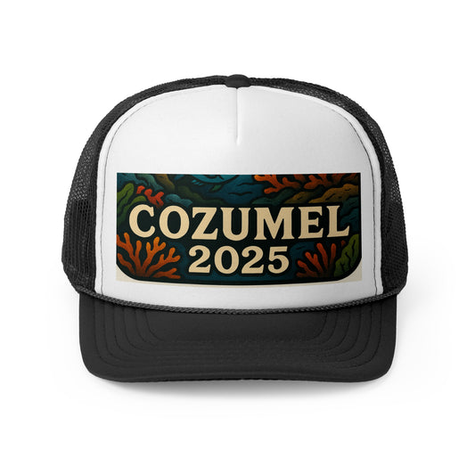 Cozumel 2025 Trucker Cap by Alex Rock Tattoos