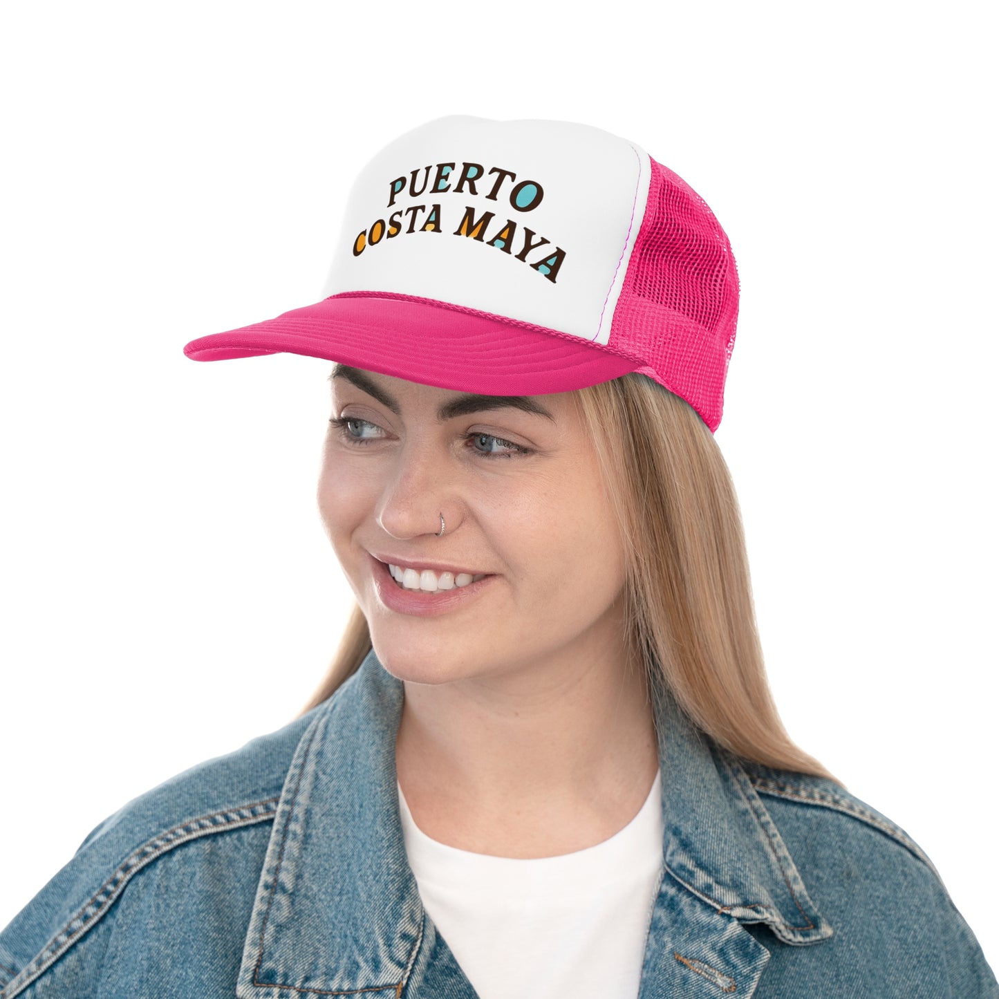 Trucker Cap - Puerto Costa Maya by Alex Rock