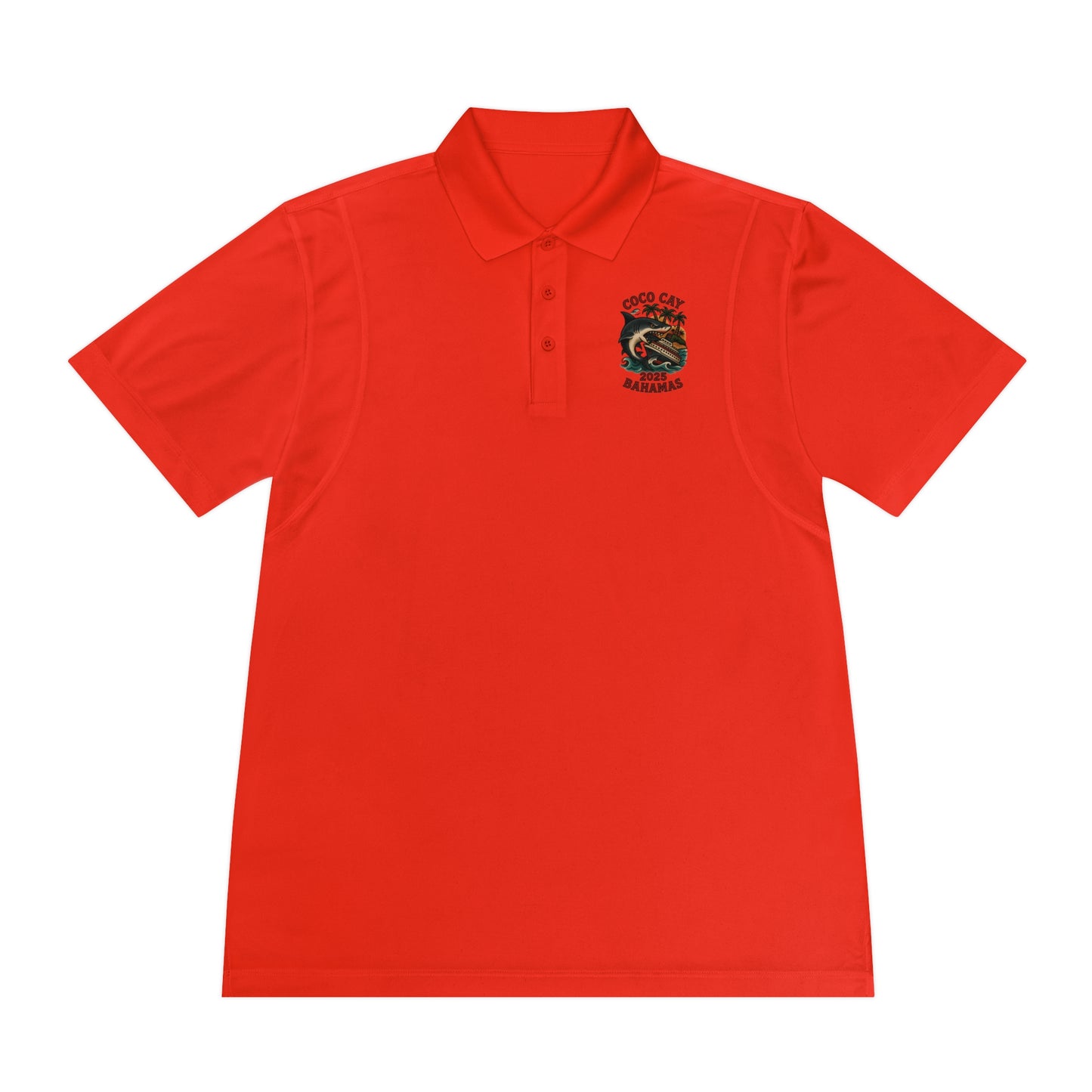 Sport Polo Shirt - Shark Design by Alex Rock