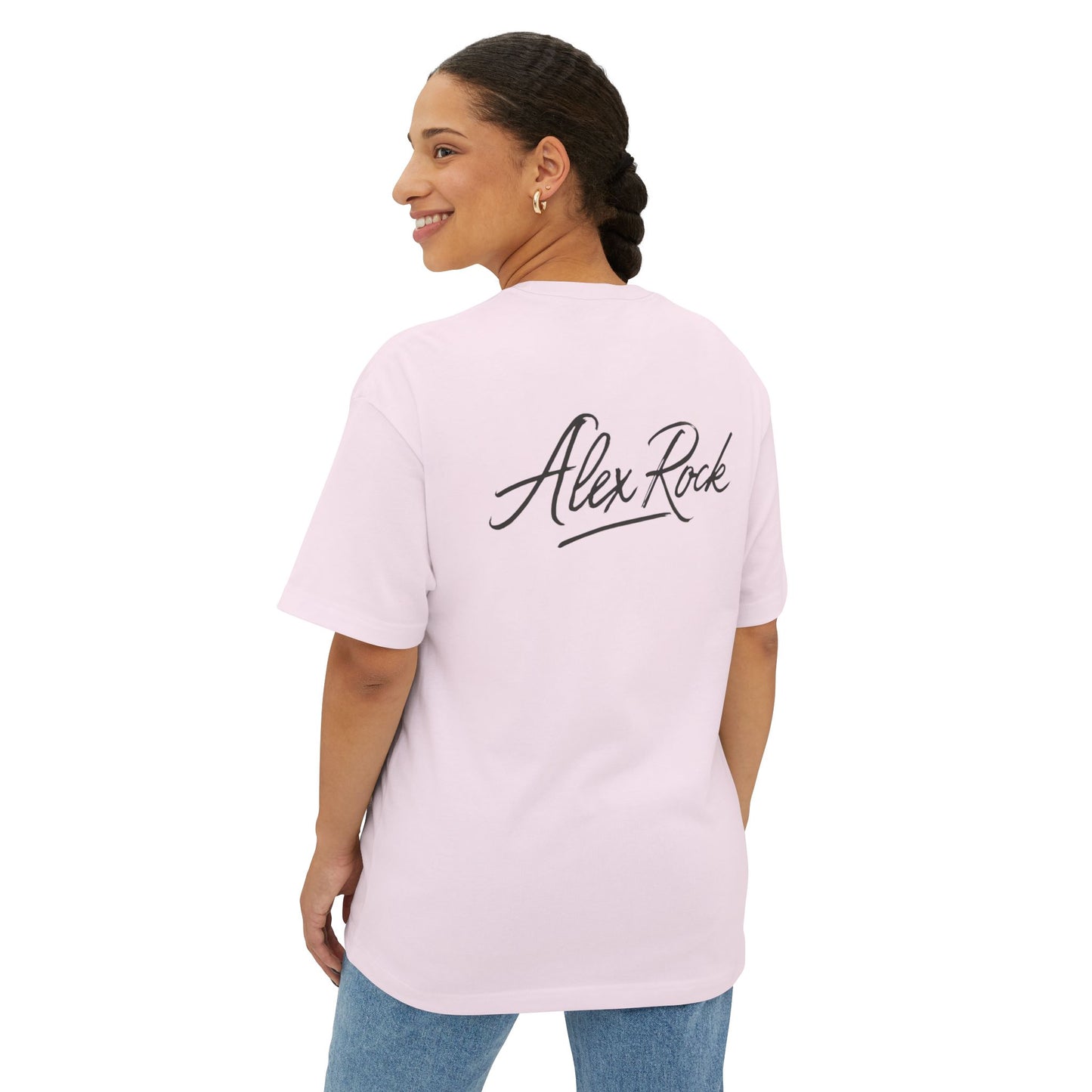 Oversized Tee - Shark Eating Cruise Line Cozumel Mexico by Alex Rock