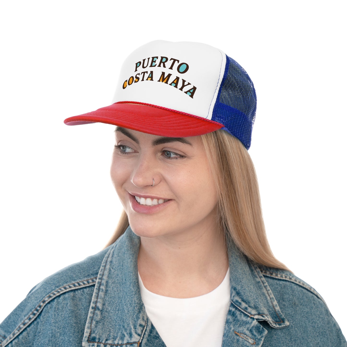 Trucker Cap - Puerto Costa Maya by Alex Rock