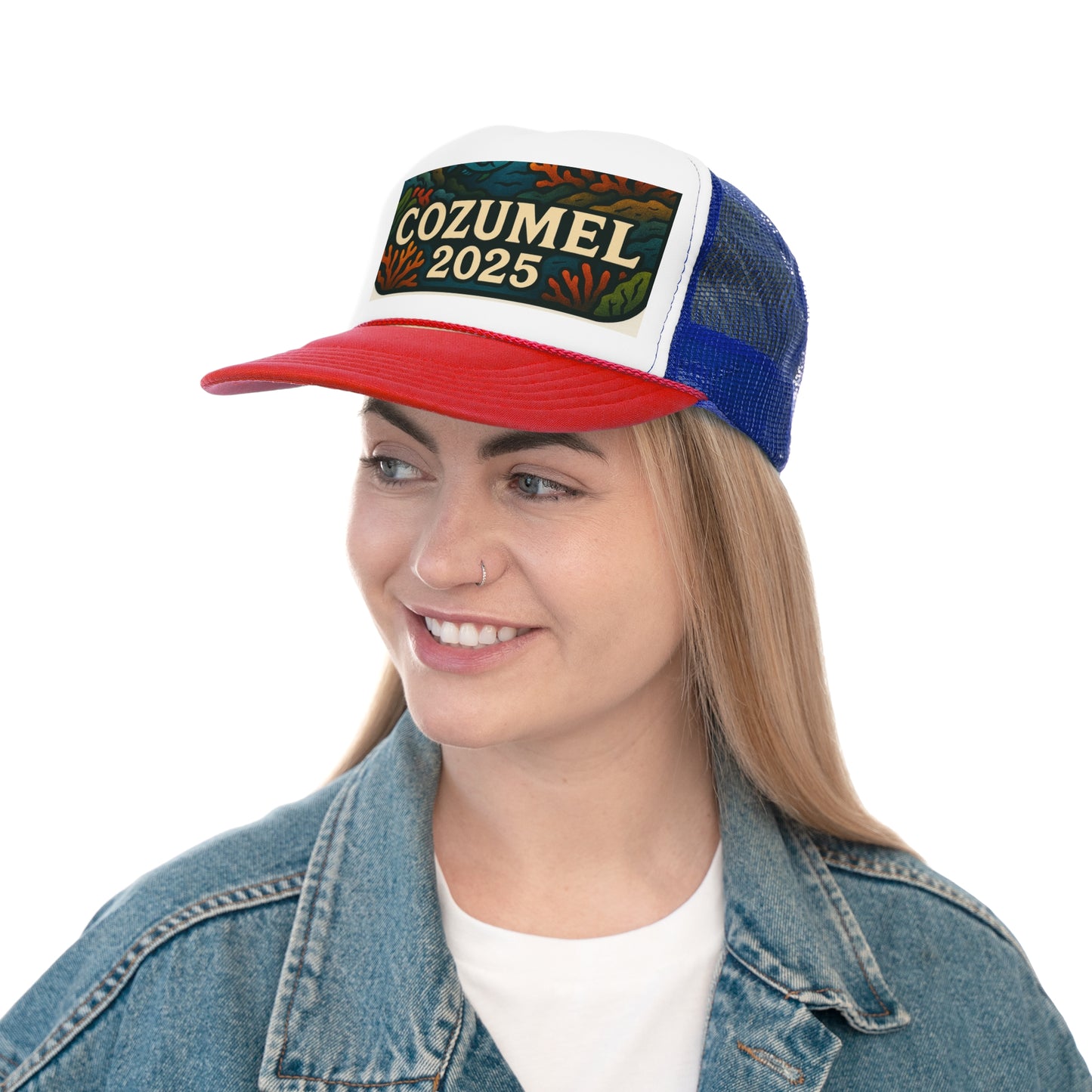Cozumel 2025 Trucker Cap by Alex Rock Tattoos