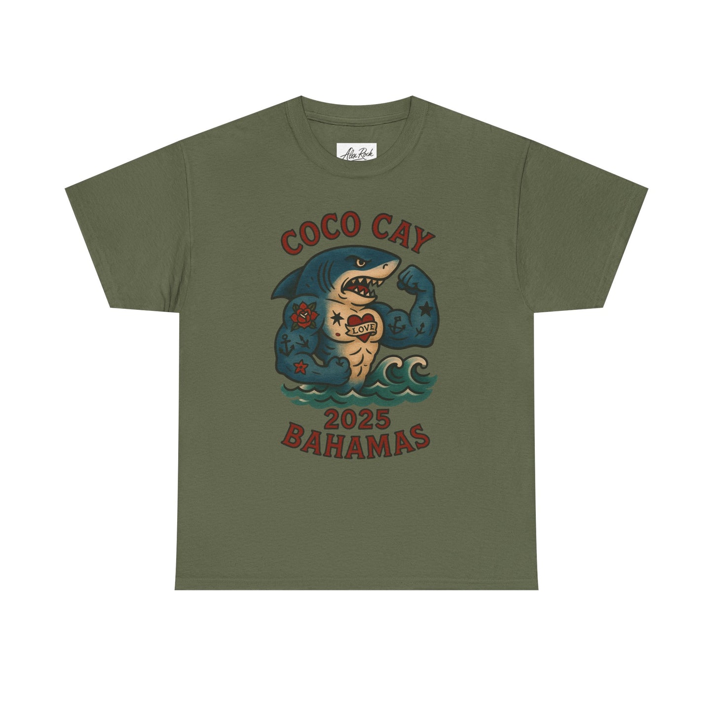 Travel Souvenir Tee - Coco Cay Bahamas 2025 by Alex Rock Unisex