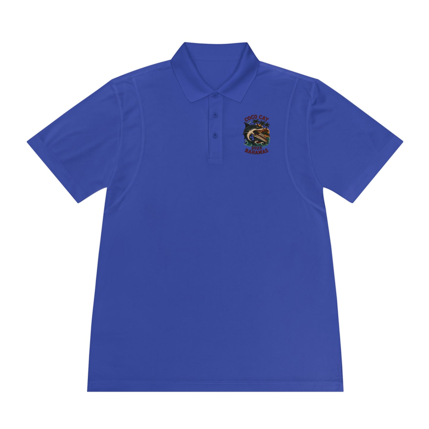 Sport Polo Shirt - Shark Design by Alex Rock