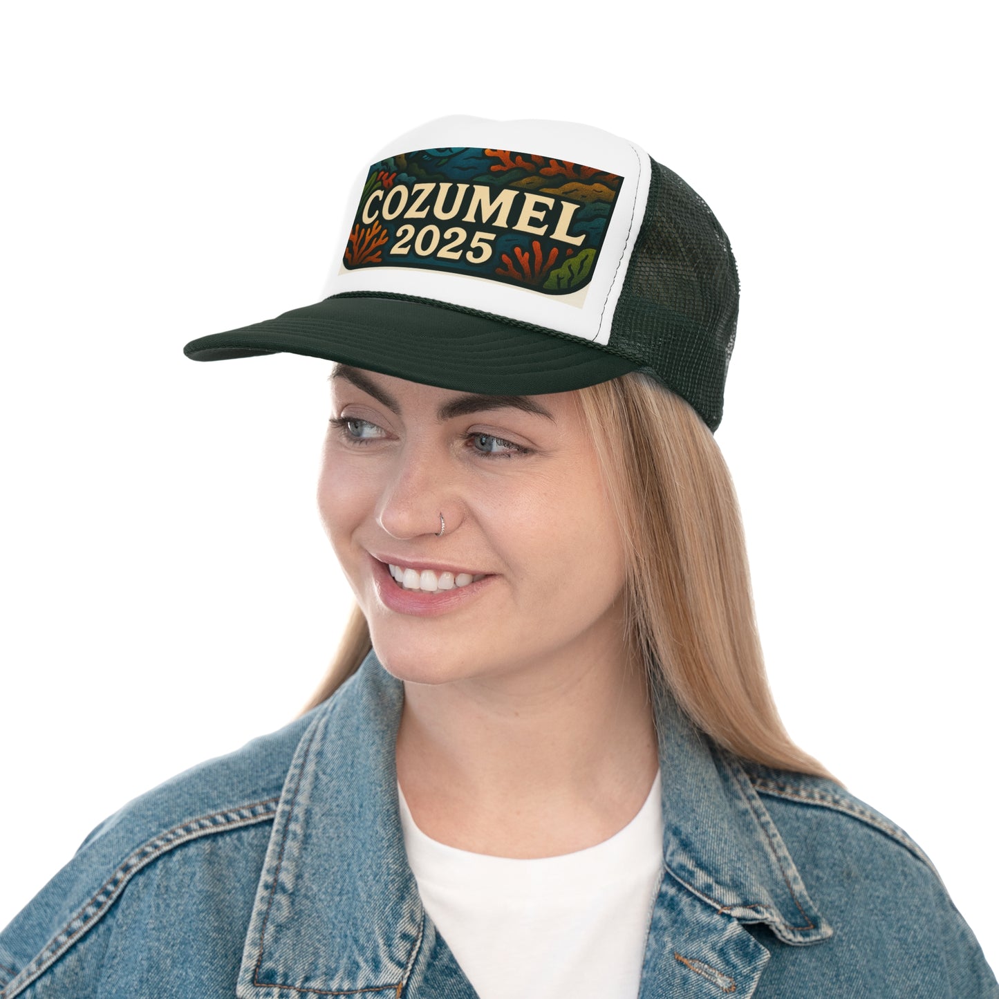 Cozumel 2025 Trucker Cap by Alex Rock Tattoos
