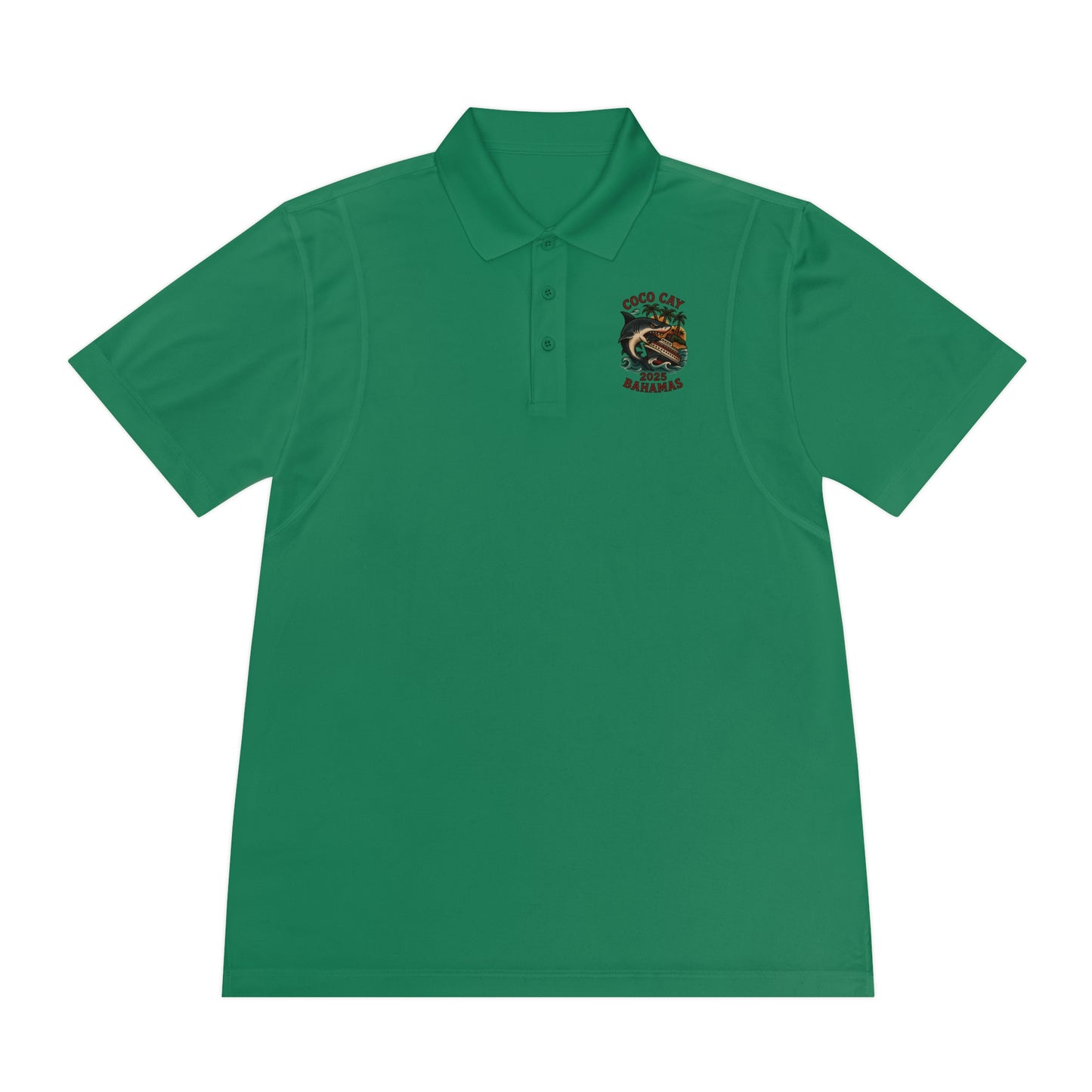 Sport Polo Shirt - Shark Design by Alex Rock
