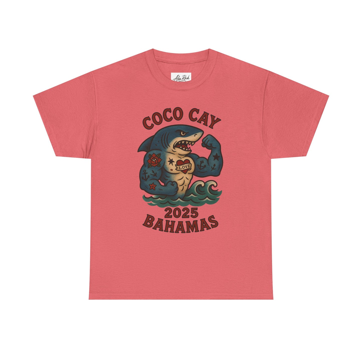Travel Souvenir Tee - Coco Cay Bahamas 2025 by Alex Rock Unisex