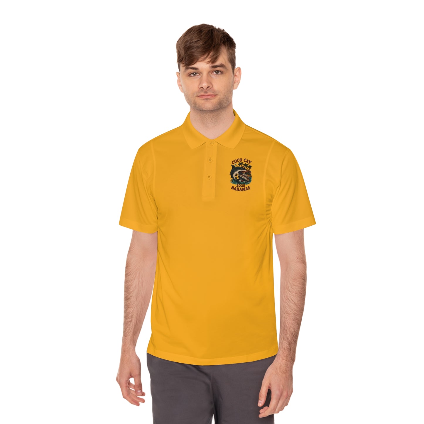Sport Polo Shirt - Shark Design by Alex Rock
