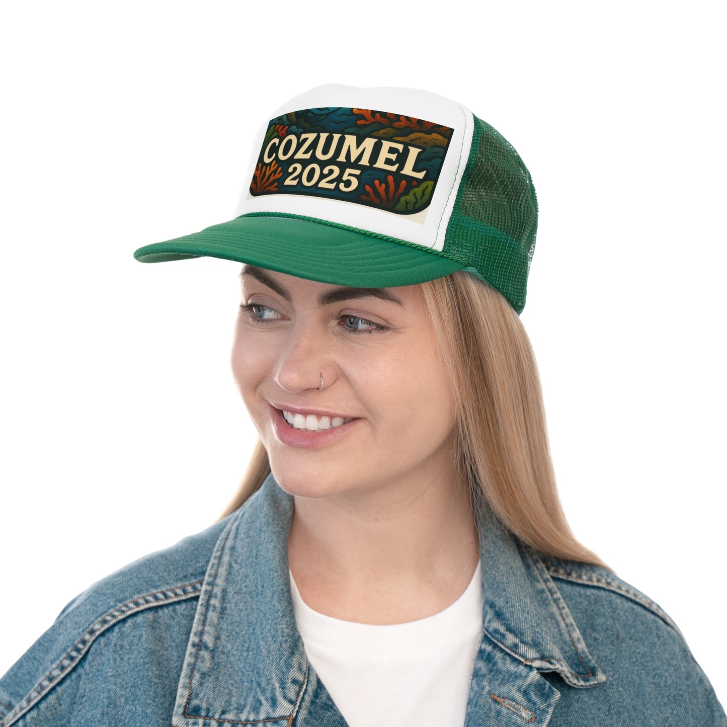 Cozumel 2025 Trucker Cap by Alex Rock Tattoos