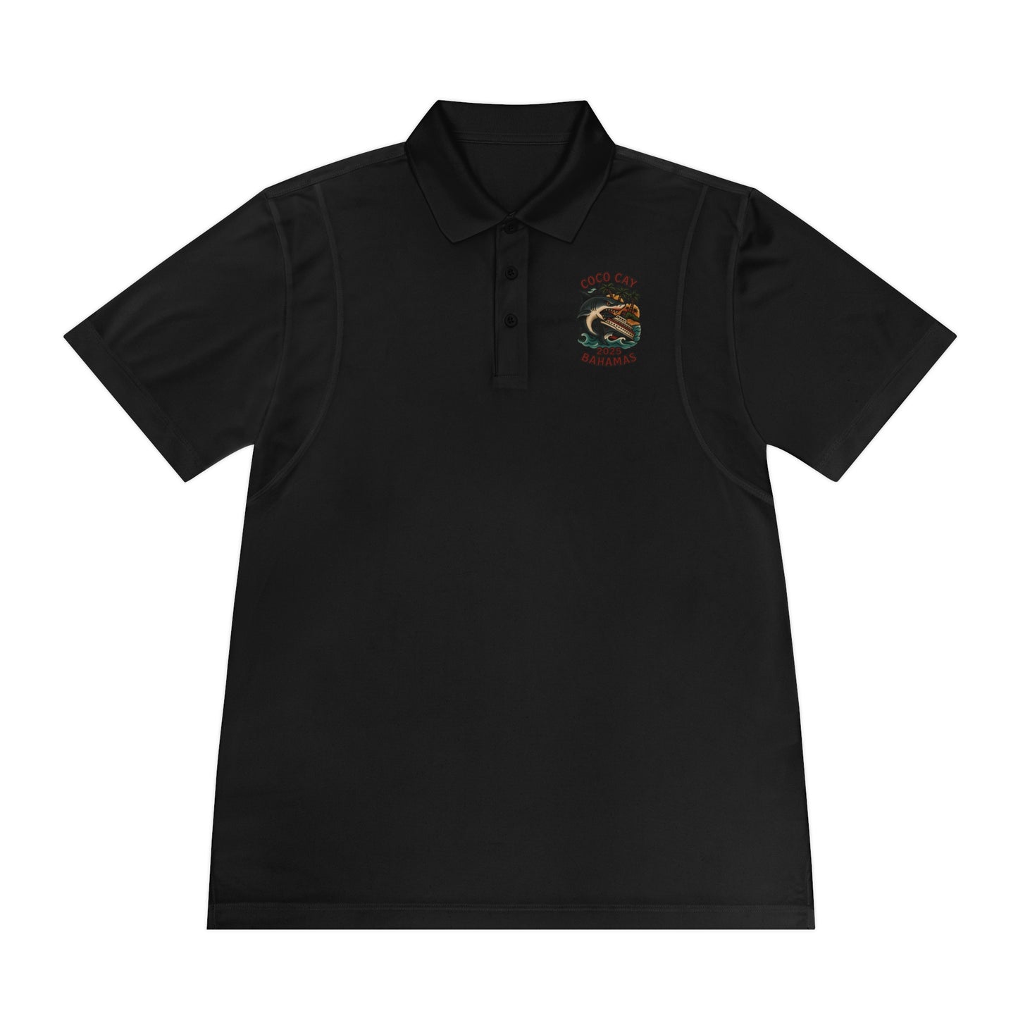 Sport Polo Shirt - Shark Design by Alex Rock