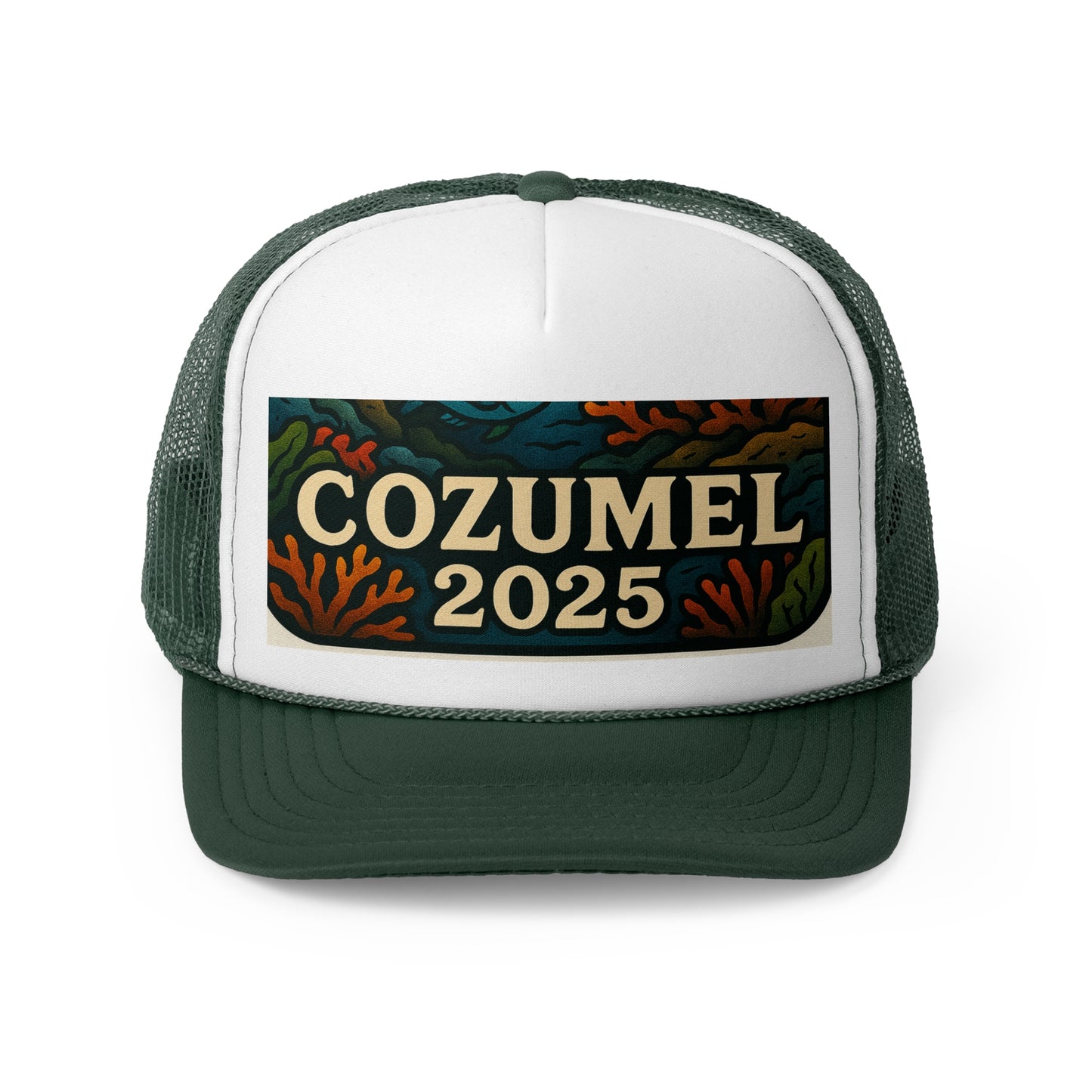 Cozumel 2025 Trucker Cap by Alex Rock Tattoos