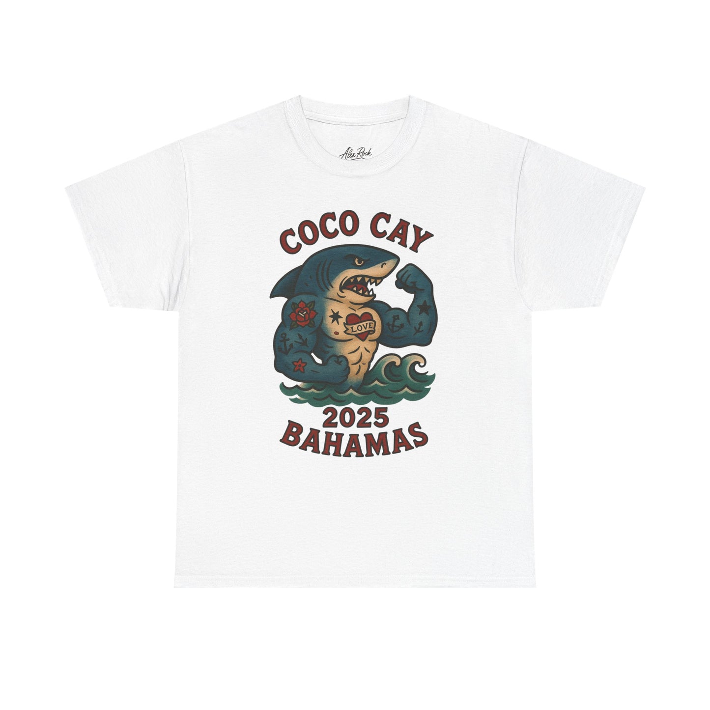 Travel Souvenir Tee - Coco Cay Bahamas 2025 by Alex Rock Unisex