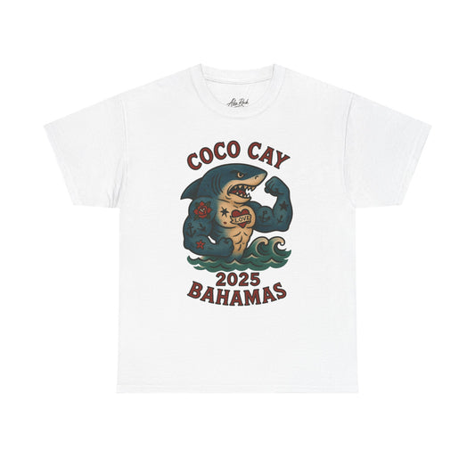 Travel Souvenir Tee - Coco Cay Bahamas 2025 by Alex Rock Unisex