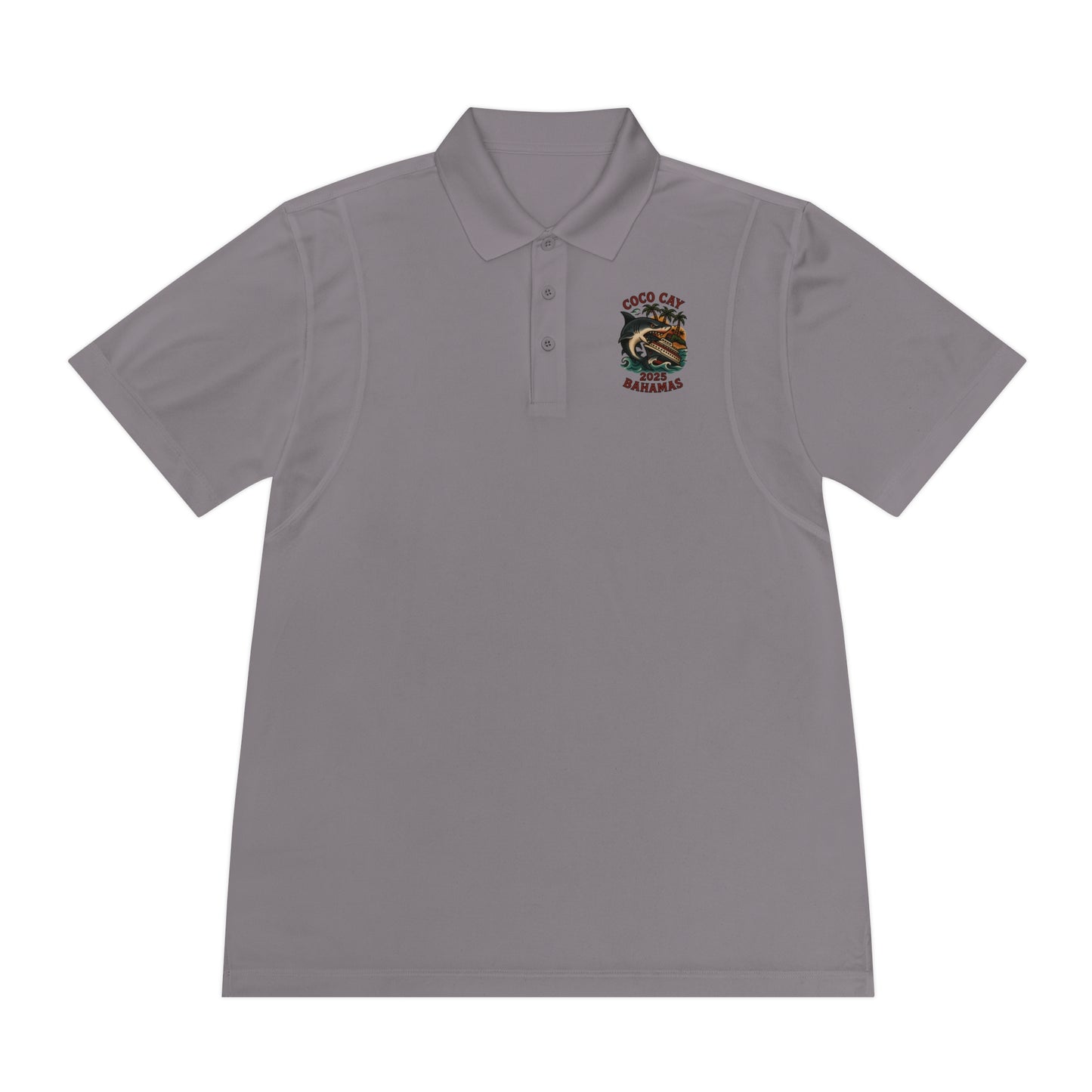 Sport Polo Shirt - Shark Design by Alex Rock