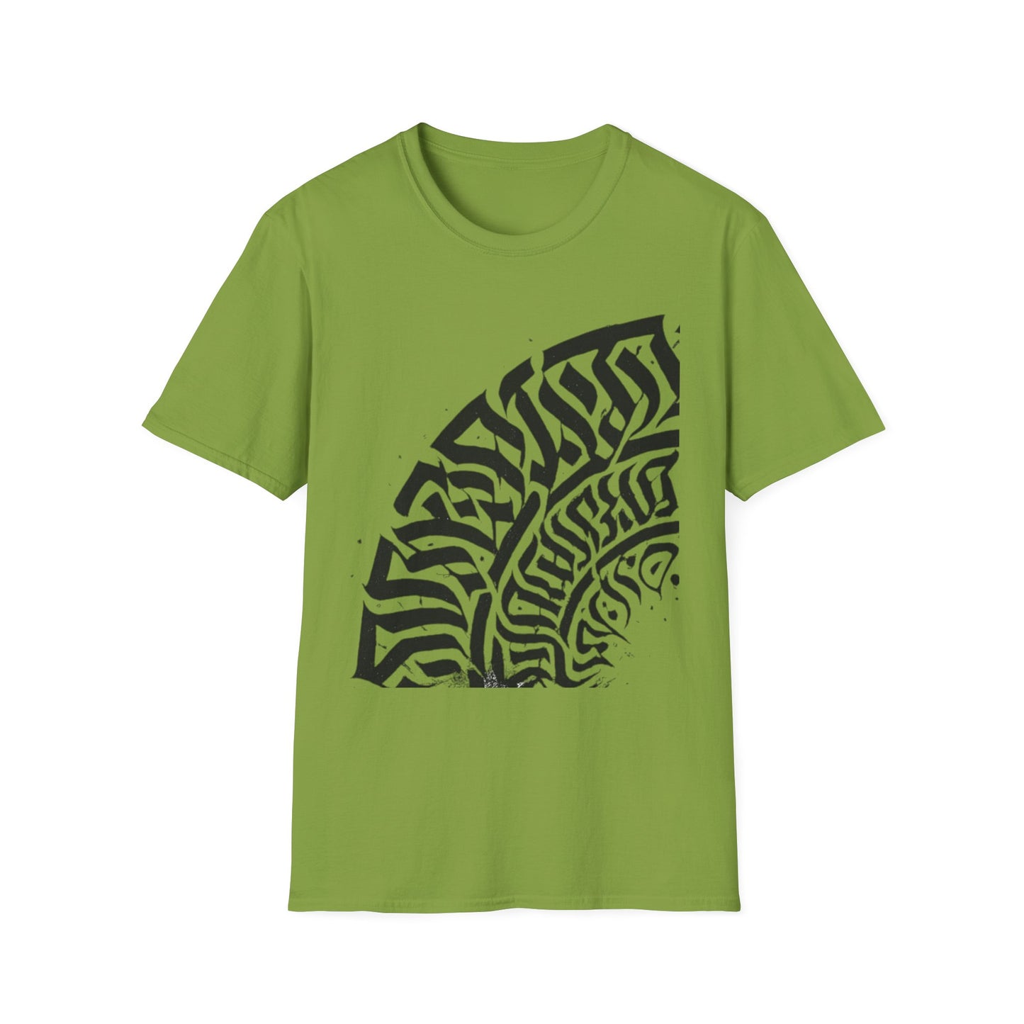 Custom Unisex Softstyle T-Shirt with Unique Abstract Design | Personalized Gift for Art Lovers, Modern Fashion, Graphic Tee, Festival Attire