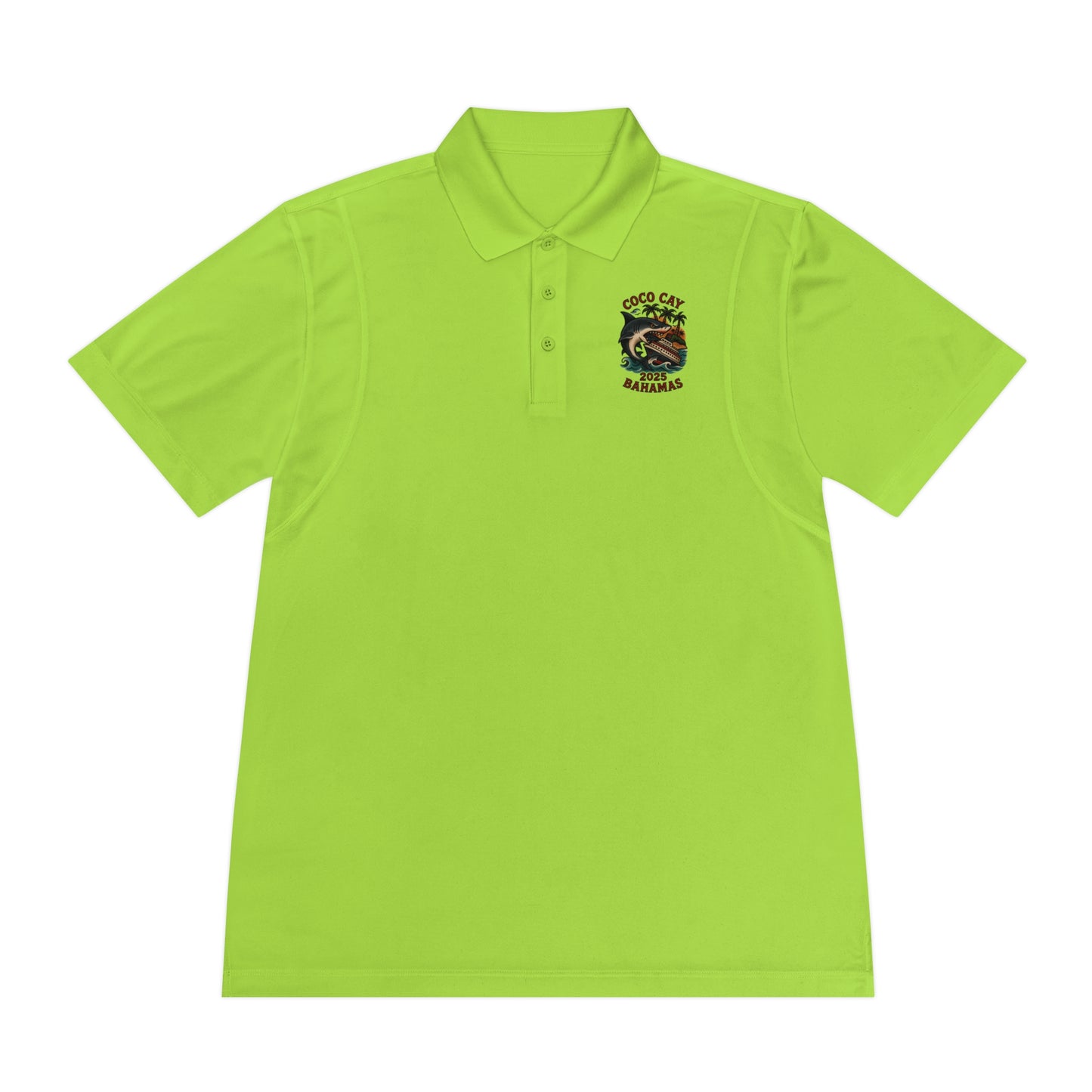 Sport Polo Shirt - Shark Design by Alex Rock