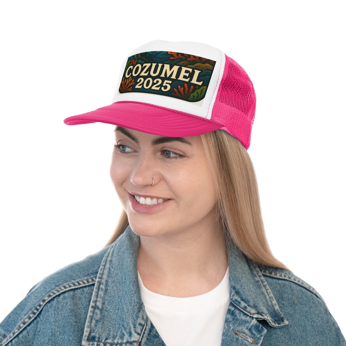 Cozumel 2025 Trucker Cap by Alex Rock Tattoos